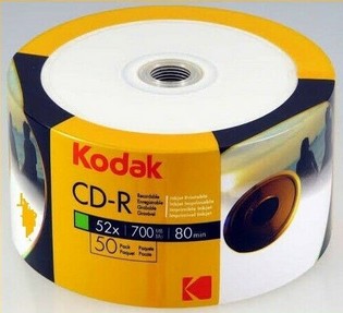 Kodak CD-R full size white inkjet printable 50pk